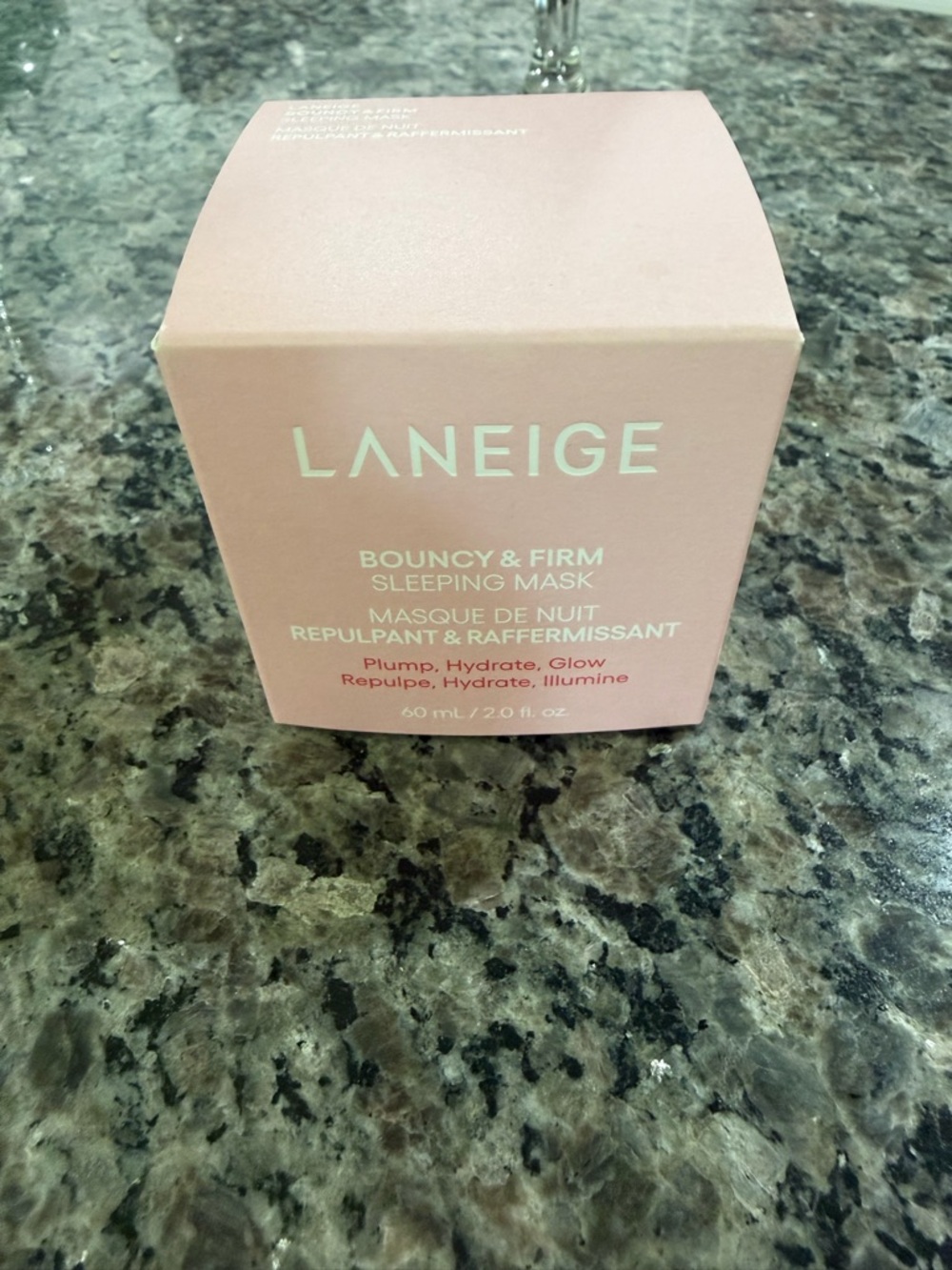 LANEIGE Bouncy & Firm Sleeping Mask - Soft Pink Packaging
